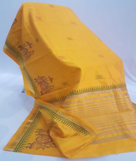 Tussar Printed