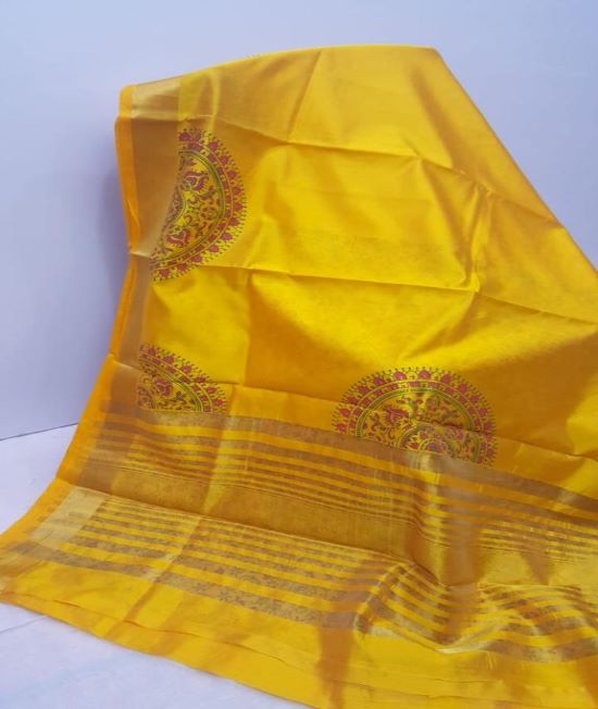 Tussar Printed