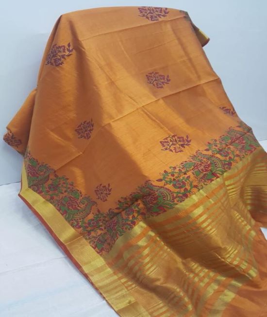 Tussar Printed