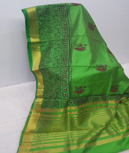 Tussar Printed